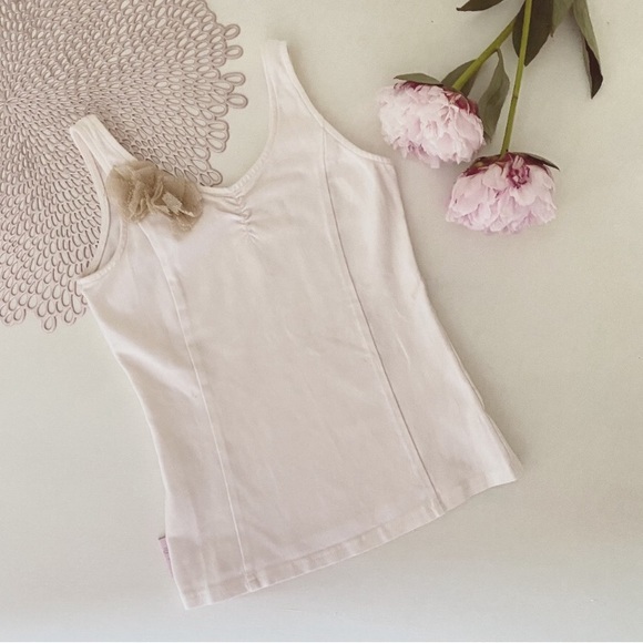 🌸3/$30🌸 American Girl Isabelle Cream Ballet Tank ✨ - Picture 1 of 8